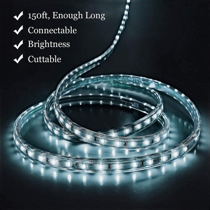 VELOCIOUS VELOCIOUS LED Strip Rope Light for Home Decoration 5 Meter DiwaliFestivalsChristmas Waterproof for Indoor Outdoor White  - Image 2