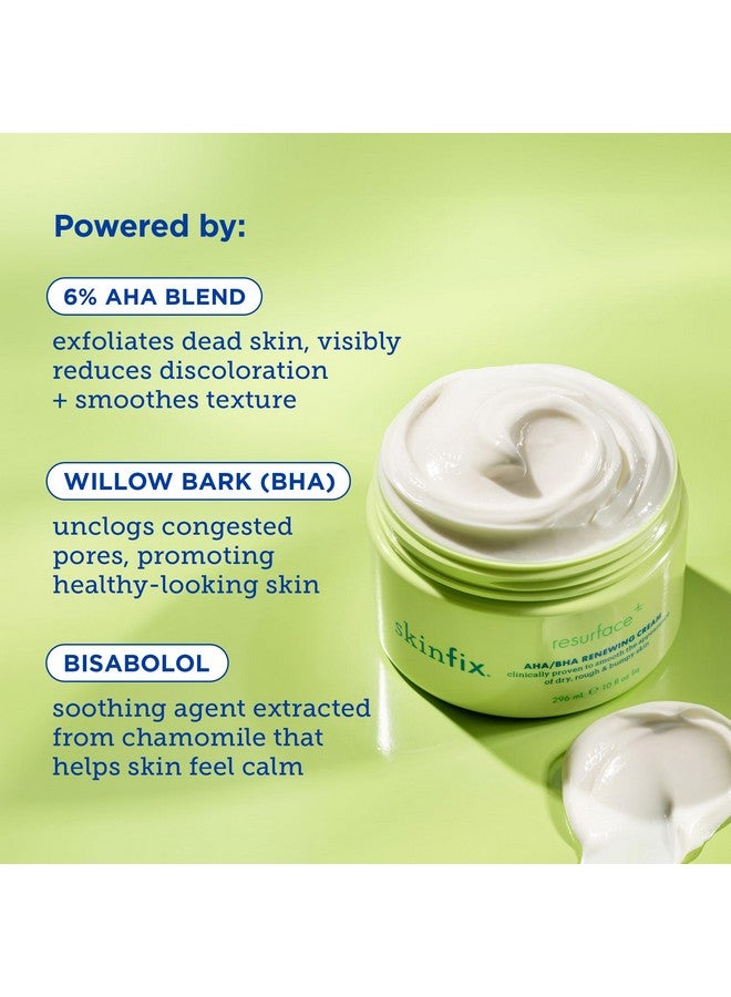 Skinfix Skinfix Resurface+ AHA/BHA Renewing Cream: Exfoliating Body Cream That Visibly Smooths Rough, Bumpy & Crepey Skin While Moisturizing With Shea Butter, Jojoba Oil & Glycerin, 10 Fl Oz  - Image 5