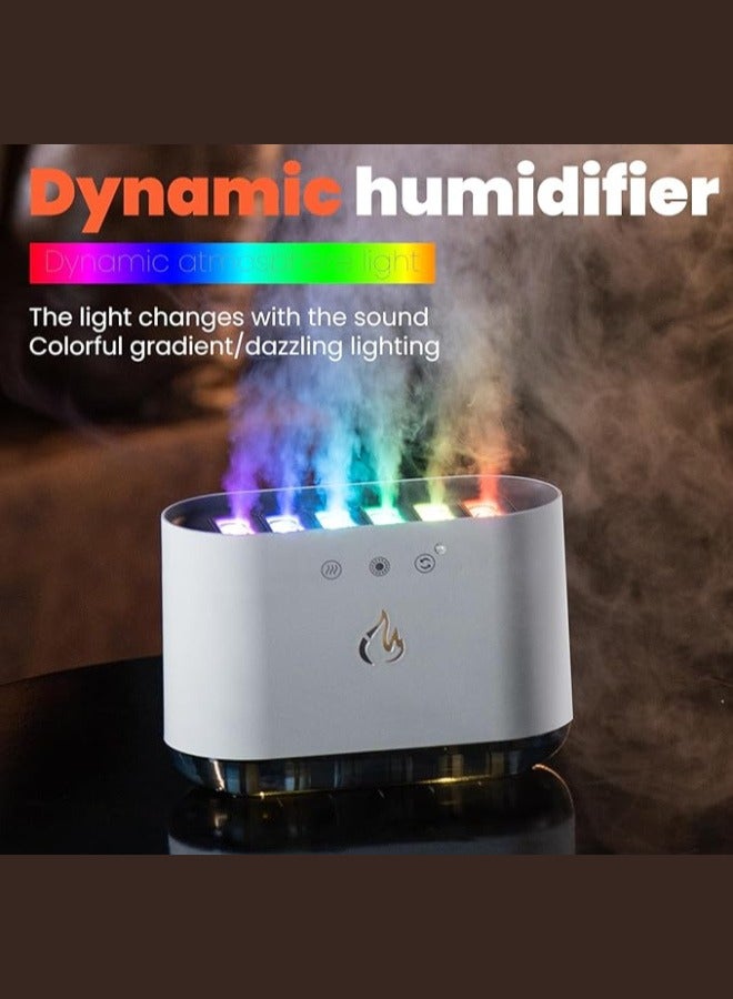 Executive LLC Humidifier Volcano Dynamic Light 900mL Water Tank Humidifiers for Home Office Essential Oil Diffuser adjustable mist Baby Nursery Auto Shut-Off 360° Rotation Nozzle Large Room - Image 3