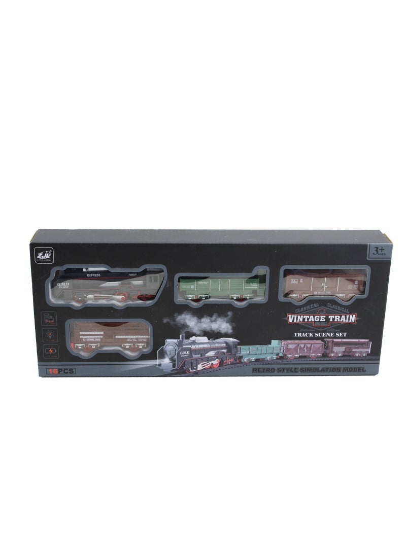 4-Piece Train Set with Track for Kids Toy Train Set  - Image 5