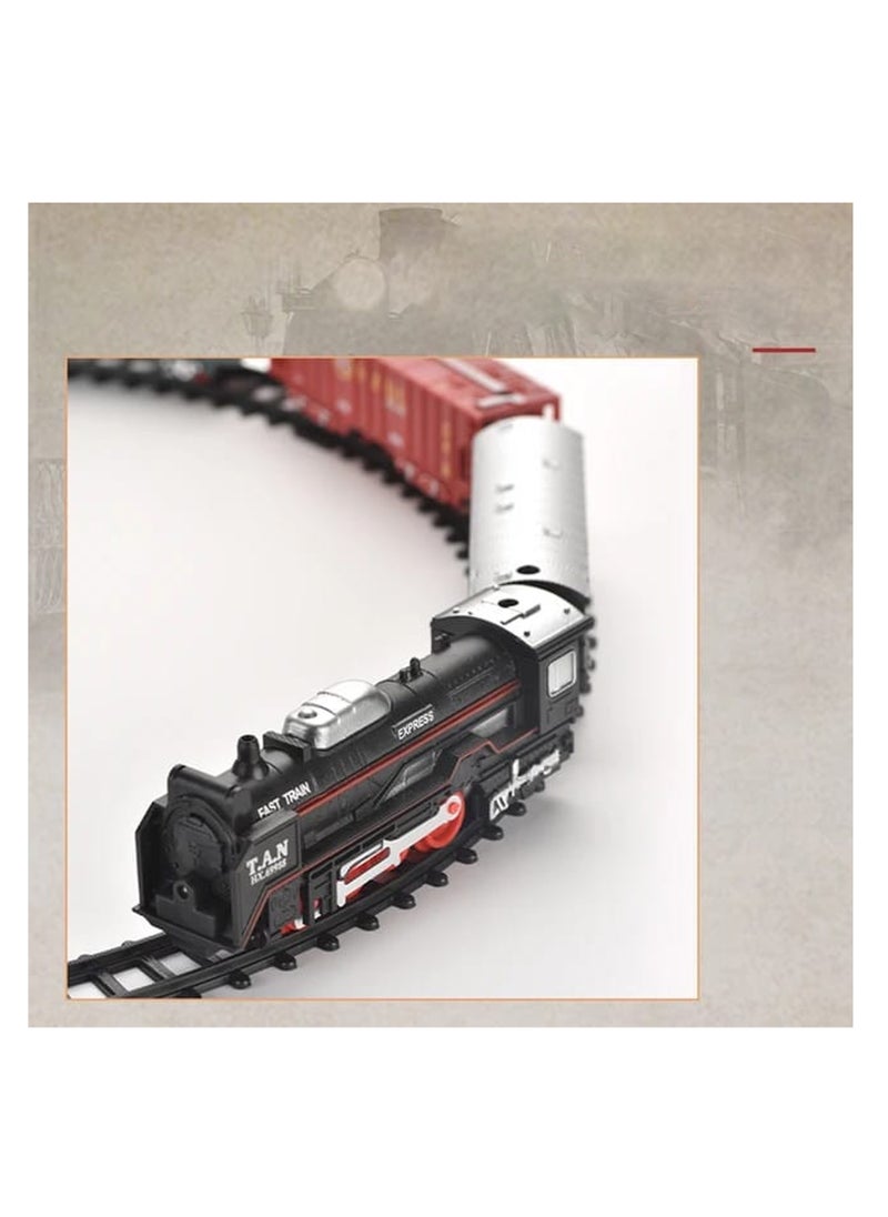 4-Piece Train Set with Track for Kids Toy Train Set  - Image 3