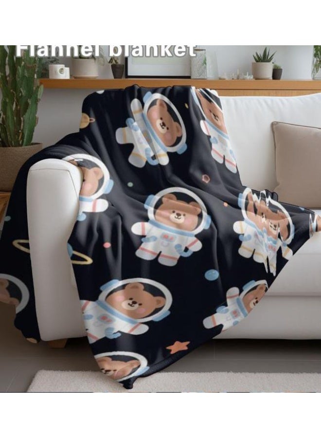 general Flannel thin blanket (warm and comfortable, suitable for sleep, gaming, dust removal and sandproof) 150cm*200cm - 94 - Image 4