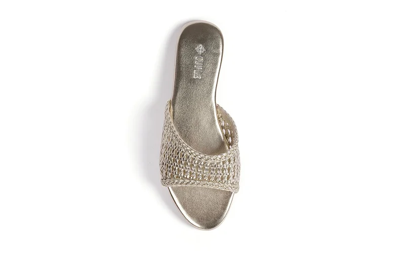 Cuple Ladies Ramadan Embellished flat Sandals