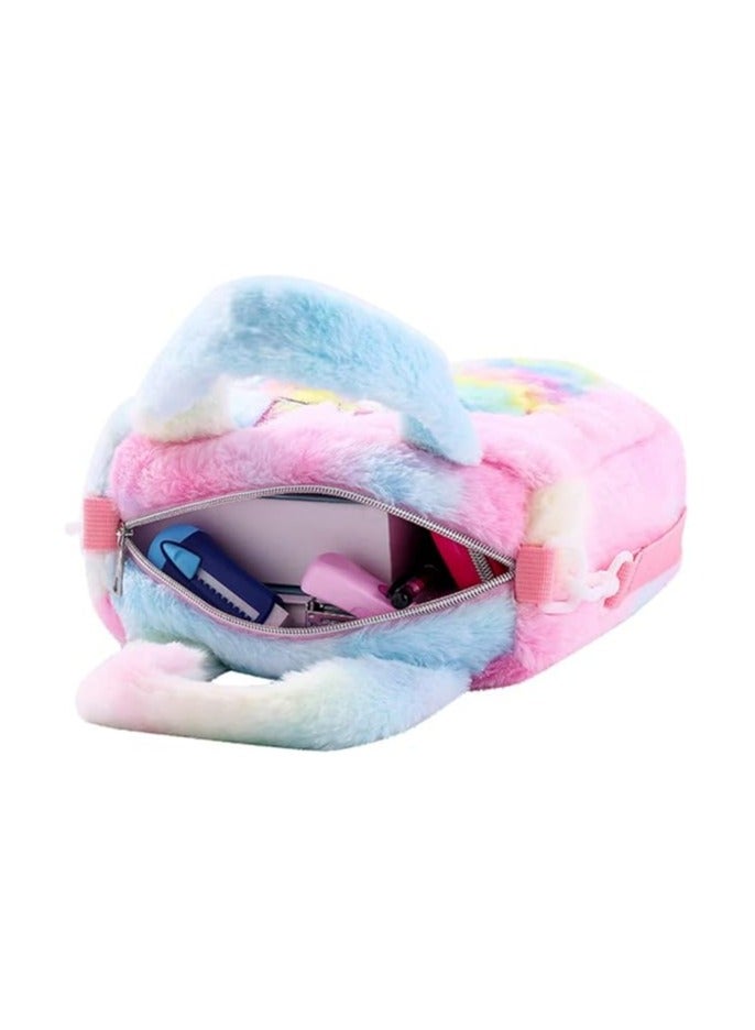 Oasisgalore Plush Unicorn Backpack – Fluffy Mini Backpack for Girls and Travel  - Image 3