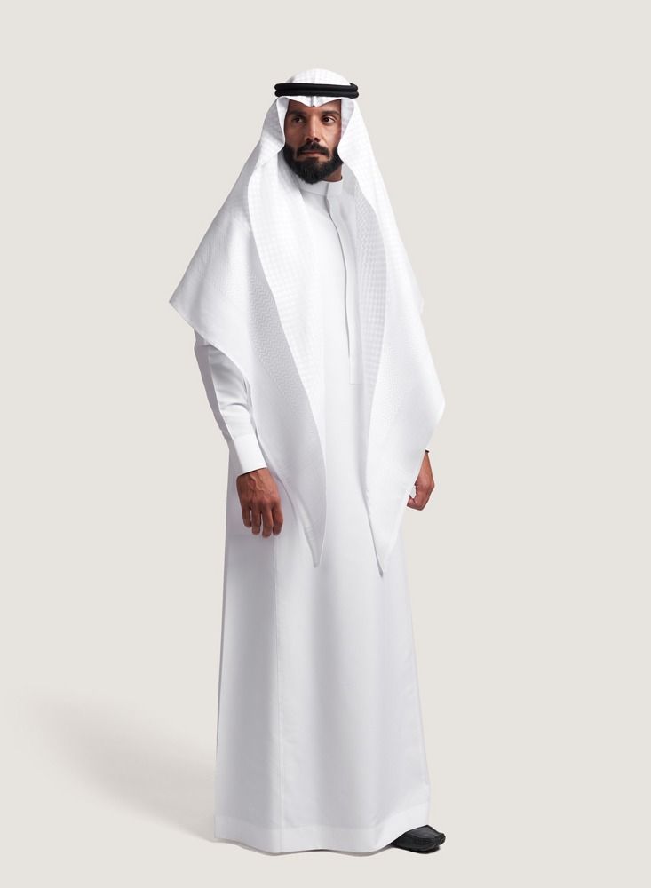 دسار شماغ دسار الشيوخ ابيض - Image 2