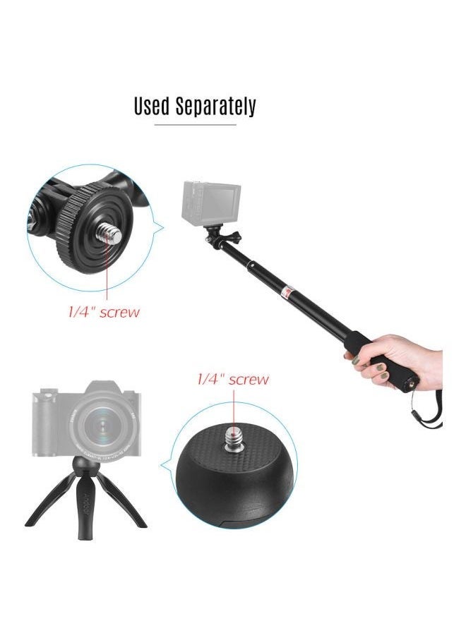 ANDOER Tabletop Tripod Stand With Remote Black  - Image 4