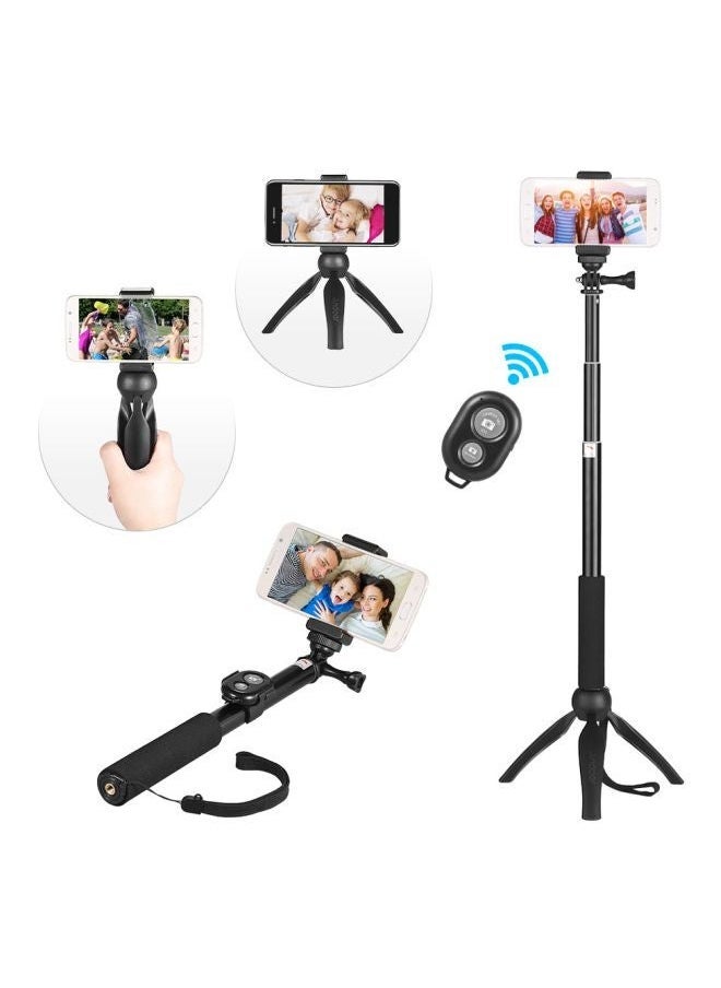 ANDOER Tabletop Tripod Stand With Remote Black  - Image 2