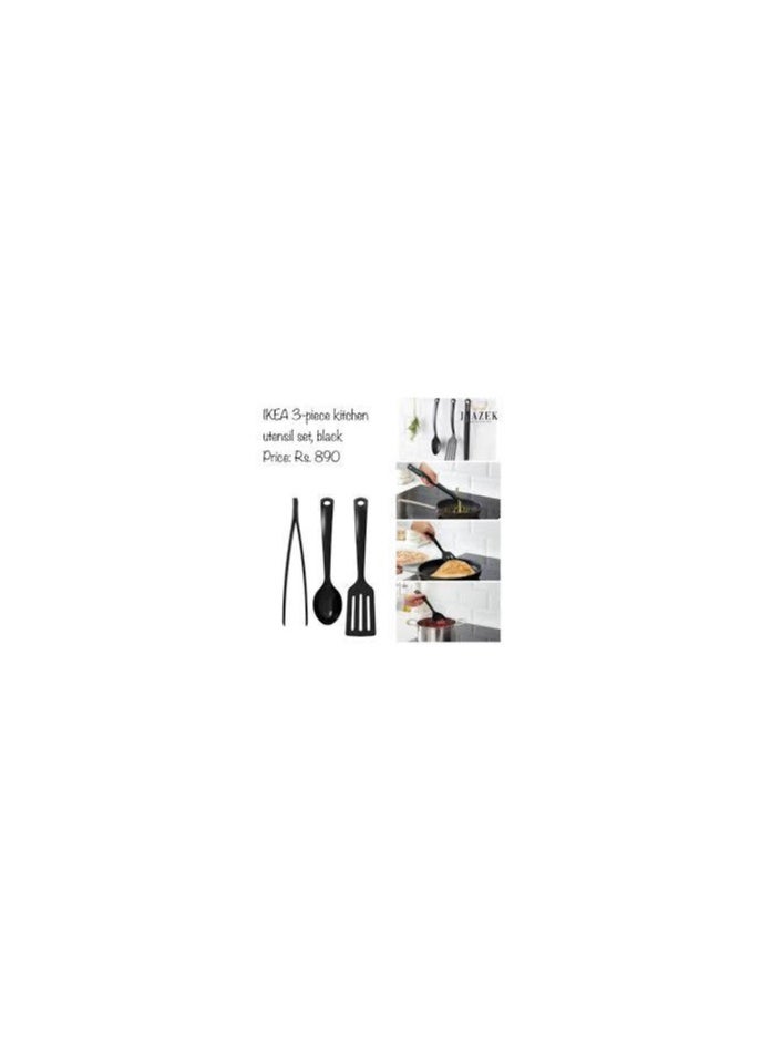 Ikea Gnarp Kitchen Utensil Set, Black (3 Piece)  - Image 4