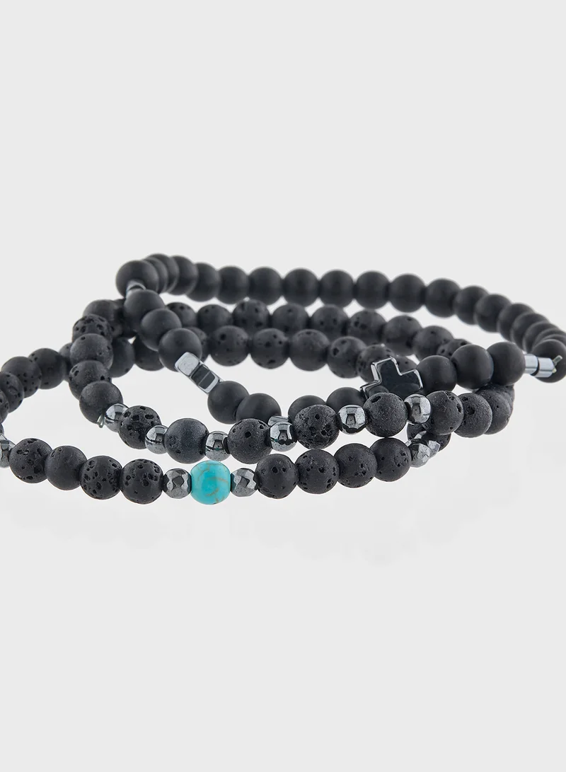 سفنتي فايف 3 Pack Beaded Bracelet Set