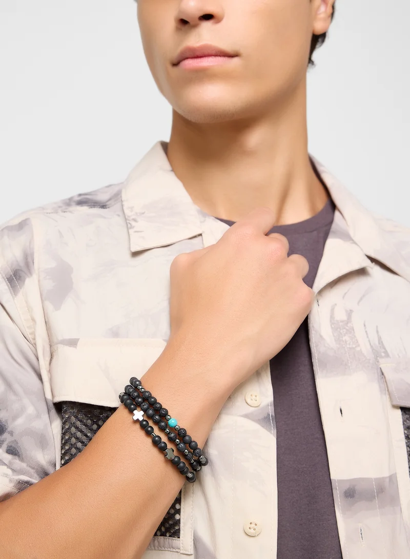 سفنتي فايف 3 Pack Beaded Bracelet Set