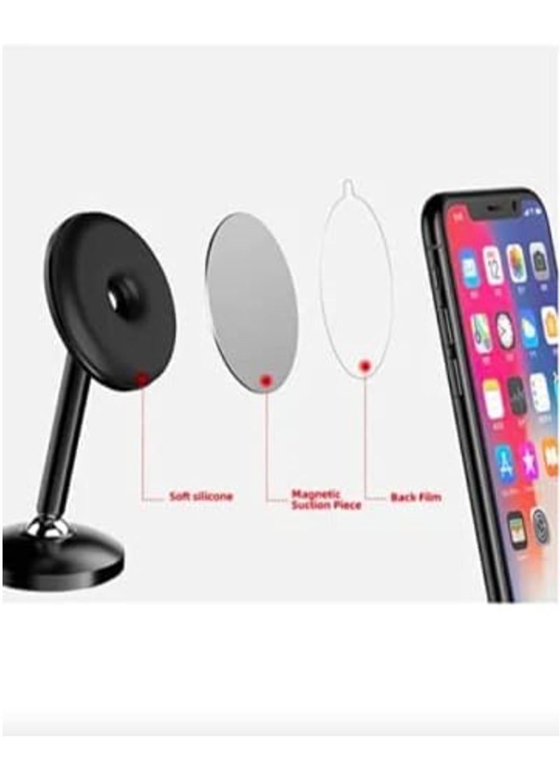 JAJEEK "Magnetic Car Mobile Holder (Black) – ET-EH82 Universal Magnetic Phone Mount for Car, Compact Design & Secure Grip" - Image 4