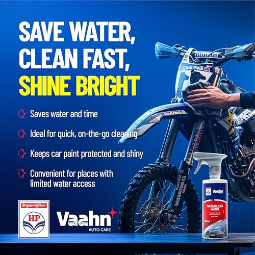 HP Vaahn Car Exterior Quick Clean & Shine Kit | Waterless Wash (500ml), All Purpose Shiner (300ml) & Microfiber Cloth (40x40 cm, 340 GSM) | Instant Clean & Shine Combo Pack - Image 3