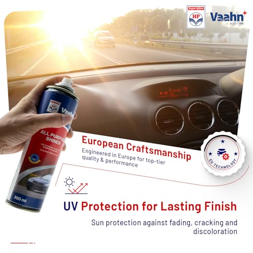 HP Vaahn Car Exterior Quick Clean & Shine Kit | Waterless Wash (500ml), All Purpose Shiner (300ml) & Microfiber Cloth (40x40 cm, 340 GSM) | Instant Clean & Shine Combo Pack - Image 5