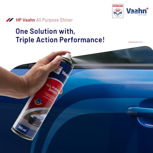 HP Vaahn Car Exterior Quick Clean & Shine Kit | Waterless Wash (500ml), All Purpose Shiner (300ml) & Microfiber Cloth (40x40 cm, 340 GSM) | Instant Clean & Shine Combo Pack - Image 4