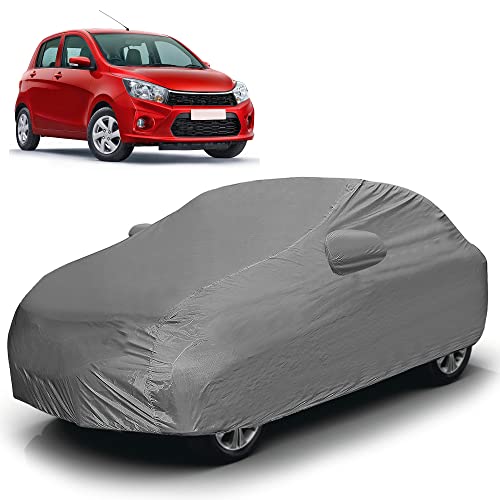 Autofy Car Cover Waterproof Econo for Maruti Celerio [Year 2021 Onwards] - Celerio Car Cover Dust & UV Protection Celerio Car Body Cover with Mirror Pocket Soft Cotton Lining - Image 1