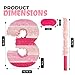 Birchio Pinks Number 3 Pinatas Bundle with a Blindfold and Bat161 x 1075 x 4 Inches Perfect for Boys and Girls Birthday Party Supplies Pink Theme Birthday Decoration Pink Number 3 - Image 4