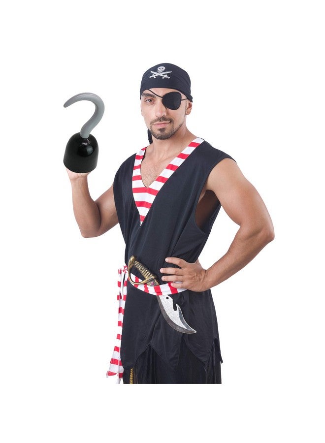 Skeleteen Captain Hook Costume Accessories - Plastic Hook Pirate Costume Accessory - 1 Piece - Image 4