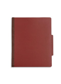 Blue Summit Supplies 10 Red Classification Folders, 3 Dividers, Letter Size With 2 Inch Tyvek Expansions, 8 Section Brick Red Classification Folder, 10 Pack  - Image 4