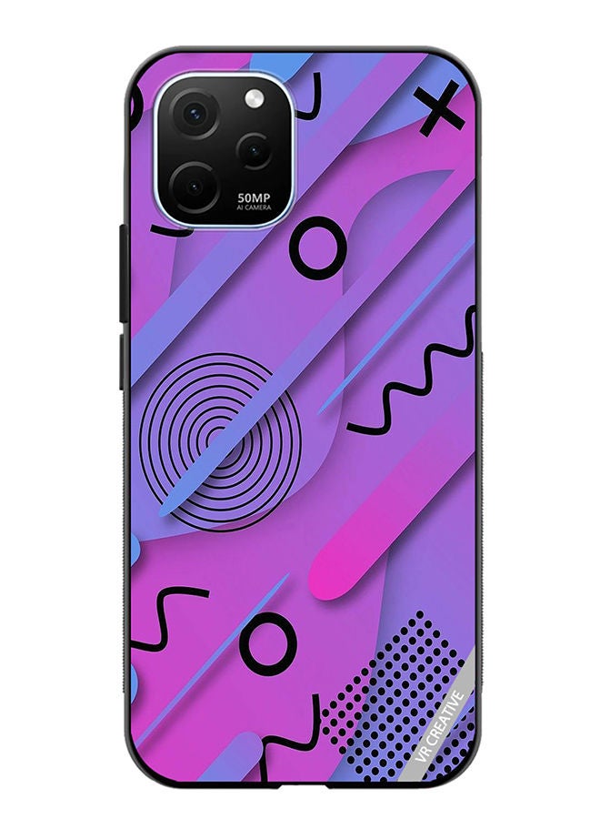 VR CREATIVE Protective Case Cover For Huawei Enjoy 50z Layers With Xo Design Multicolour - Image 1