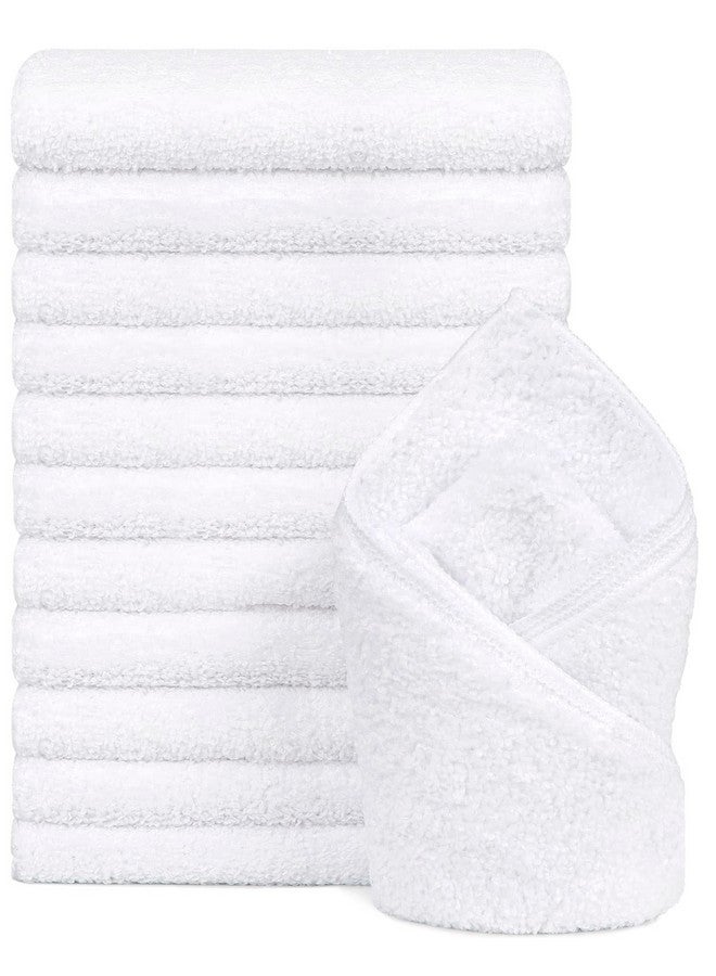 Orighty 12-Pack White Hand Towels - Quick Drying & Absorbent Microfiber Bathroom Hand Towel 16x28 inches - Lightweight & Portable White Towels - Multi Purpose for Gym, SPA, Hotel & Bathroom - Image 1