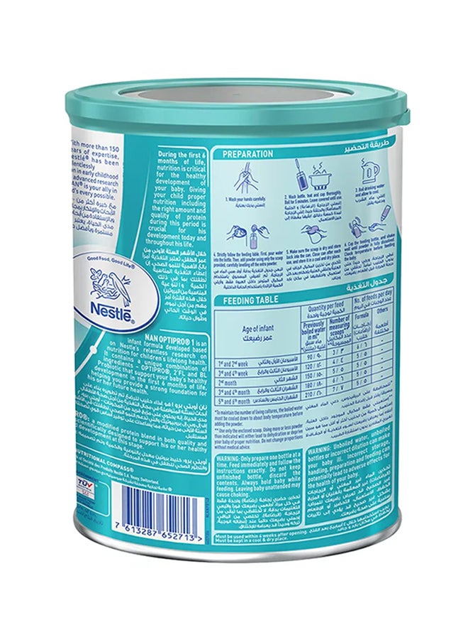 Nan - Optipro Formula Milk Stage 1 From 0 To 6 Months 400g - Image 1