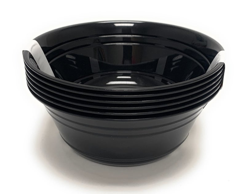 Mintra Home Snack Bowls Small 6pk 600ml Black