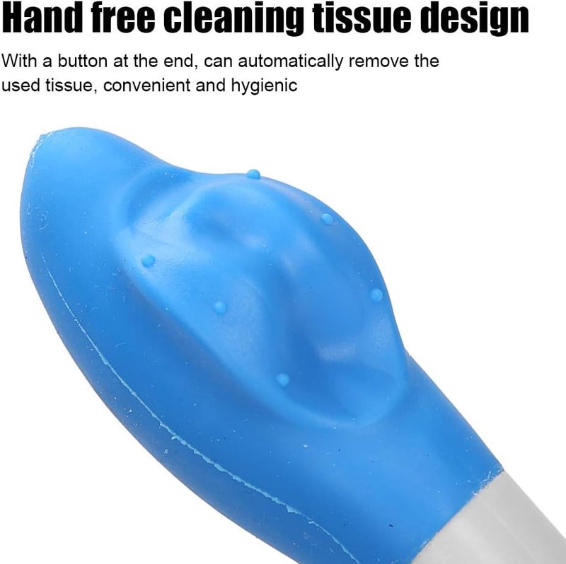 Sonew Foldable Toilet Aids Tools, 15.7"Long Reach Comfort Wipe Bottom Grips, Toilet Aid Self Wipe Assist Tissue Holder Tool - Image 4