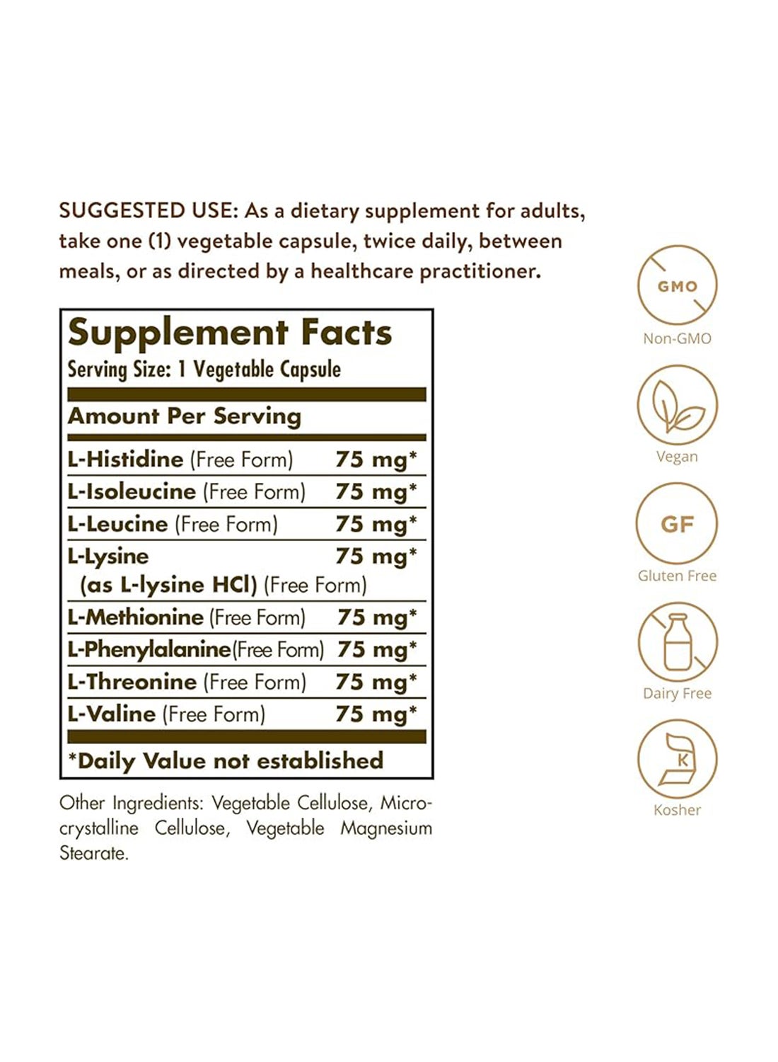 Essential Amino Complex - 90 Vegetable Capsules