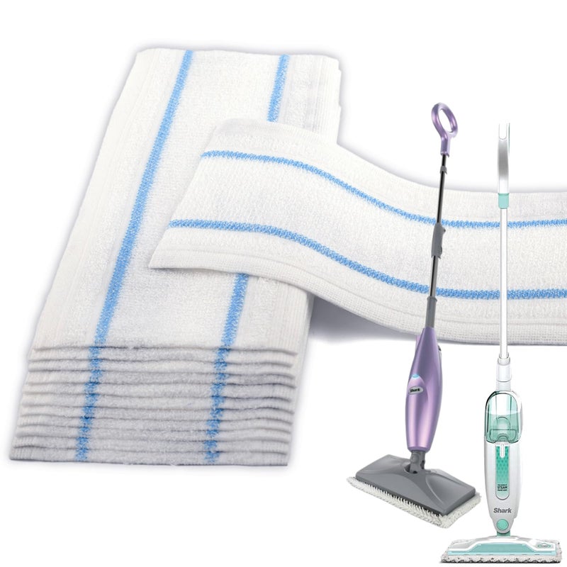 F Flammi Flammi SemiDisposable Microfiber Mop Pads Compatible with Shark S1000 S1000A S3250 S3251 S3101 SK410 SK435CO SK460 SK140 SK141 16 Pack 