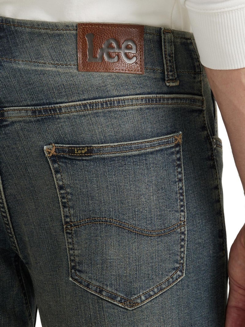 Lee Men's Extreme Motion Straight Taper Jean Maverick 34W x 30L - Image 5