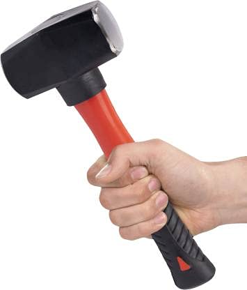Visko 726 Club Hammer 225 kg Heat Treatment DropForged Hammerhead for Pulling Nails Prying Boards Demolition Work Splitting Wood Red Balck - Image 3