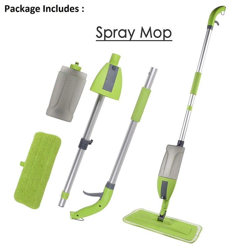 Pascol Aluminium Microfiber Floor Cleaning Spray Mop with Removable Washable Cleaning Pad and Integrated Water Spray Mechanism - Image 3