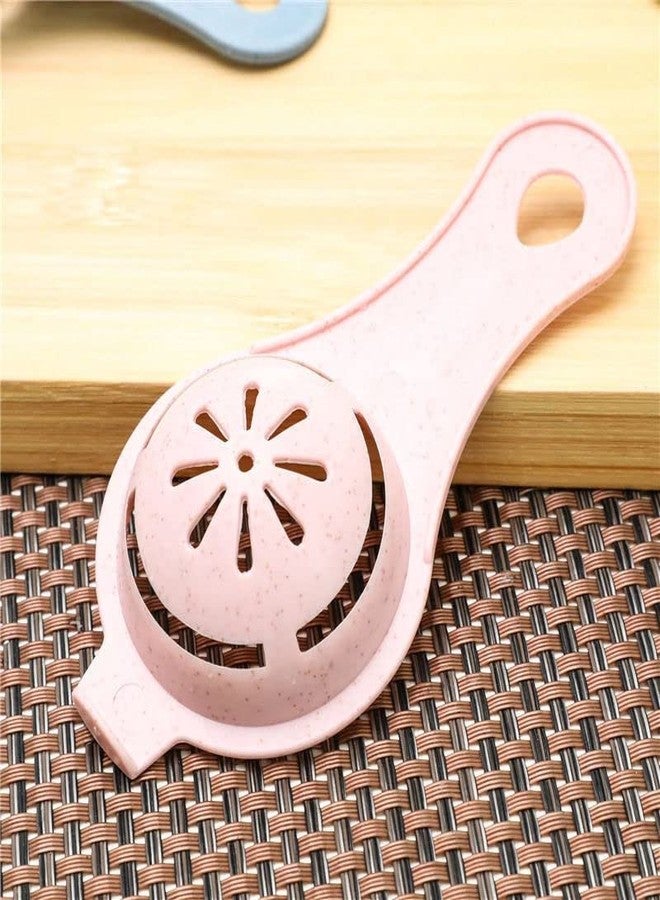 KOOSHLO Plastic Egg Separator White Yolk Sifting Kitchen Tool Baking Accessory,Egg Sieve Kitchen Gadget Cooking/Baker Tool Egg Extractor Multivolour (2) - Image 5