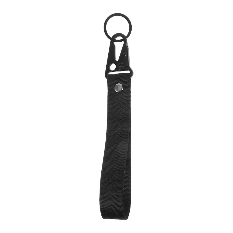 Black Car Keychain With Lanyard Strap Functional Gift For Automotive Enthusiasts - Image 2