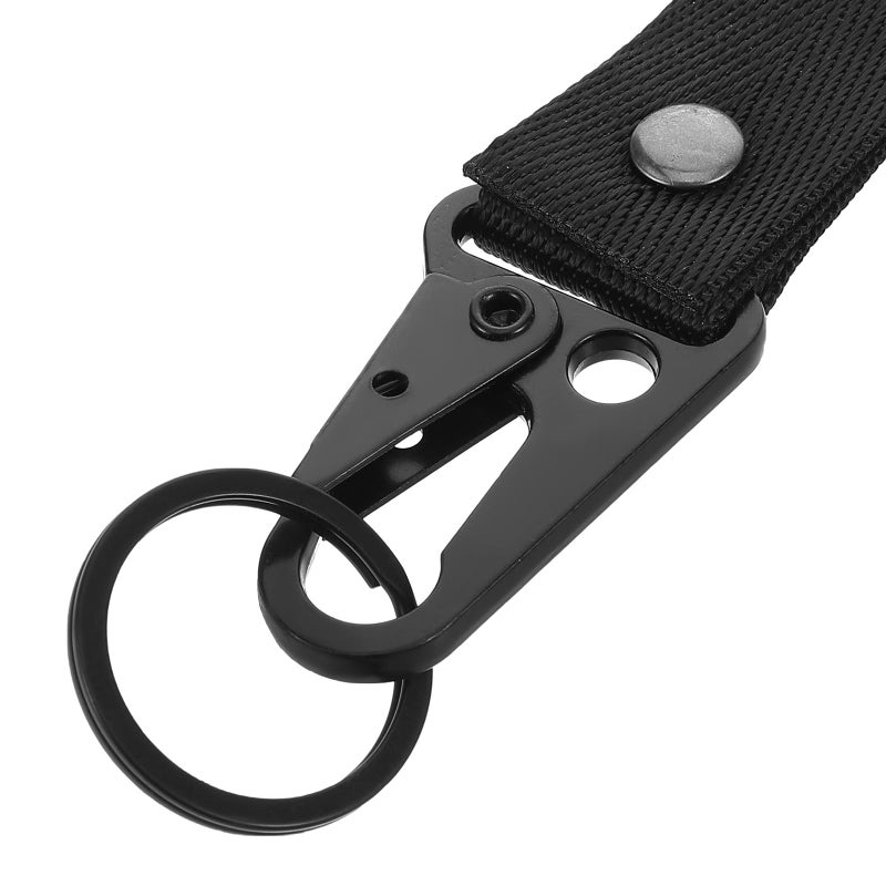 Black Car Keychain With Lanyard Strap Functional Gift For Automotive Enthusiasts - Image 4