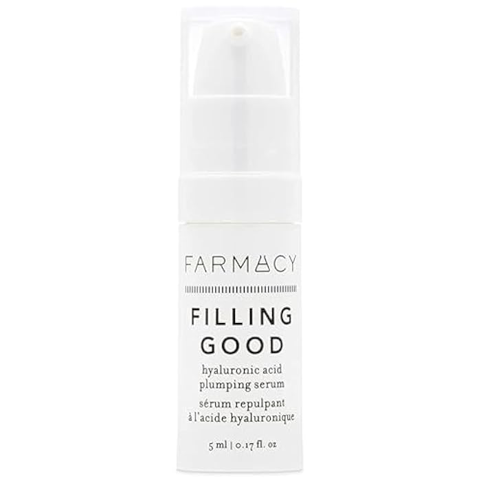 Farmacy Filling Good Hyaluronic Acid Serum for Face - Anti Aging Skin Care + Hydrating Face Serum - Plumps, Smoothes & Helps to Visibly Improve Skin Firmness for a Youthful Complexion (5ml) - Image 1