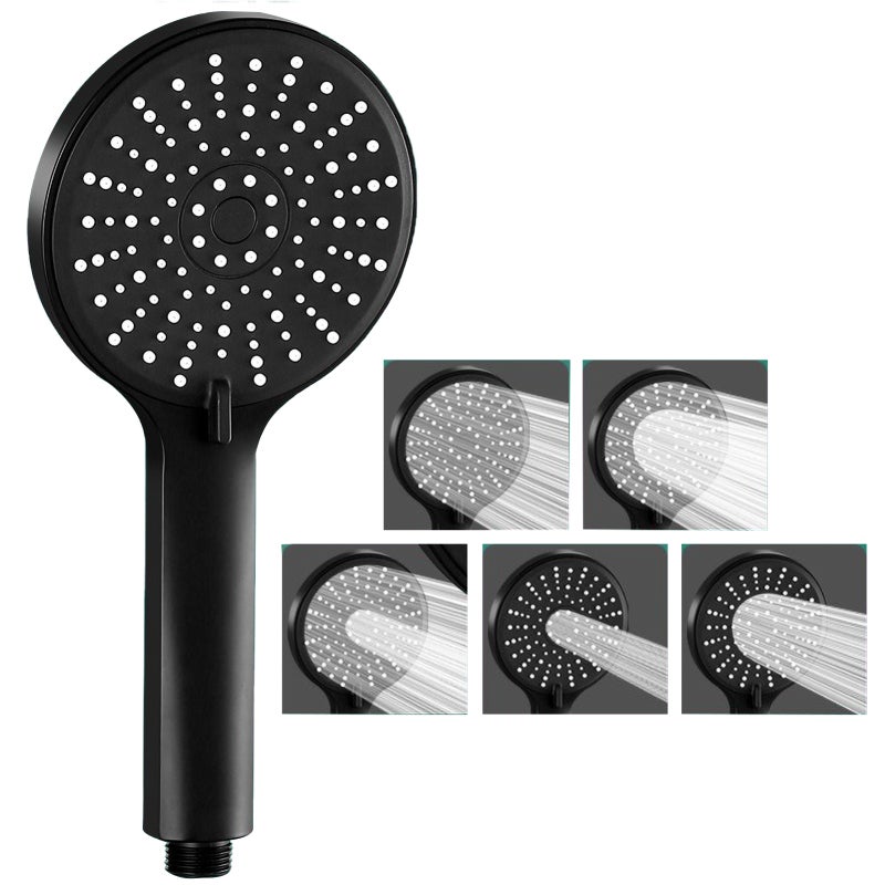 Hand-held Shower, Large Panel 4.7 inch Shower, Hand-held Water-saving Shower, 5 Adjustable water Spray Modes, With Punch-free Bracket and Hose - Image 1