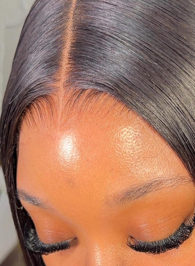 بيوس وصلة شعر BEEOS Burmese Curly 5x5 SKINLIKE Real HD Lace Closure، شعر بشري أسود فاحم رقم 1، دانتيل رفيع للغاية 0.1 مم غير مرئي يناسب جميع ألوان البشرة، عقد مبيضة مسبقًا، طول 22 بوصة - Image 3