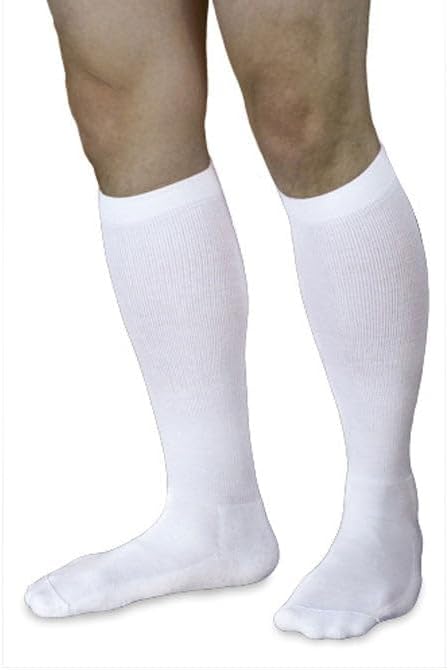 Sigvaris Diabetic Compression sock for Men 1825mmHgpair XLM White - Image 1