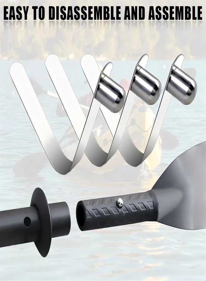 AbbiyyZ 5 Pack V-Shape Snap Clips + 4 Pack C-Shape Clips for Walker & Cane, Height Adjustable Spring Clips for Mobility Aids, Replacement Clips for Toilet Safety Rails, Canes, Walkers, and Crutches - Image 2