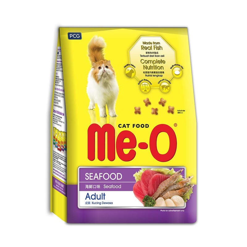Me-O Adult Dry Cat Food, Seafood Flavor, 3 Kg - Image 5