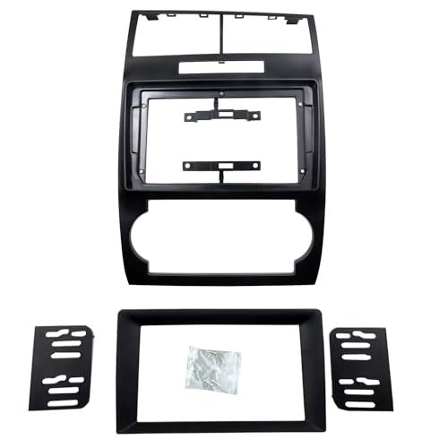 DKMUS Radio Stereo Bezel for Dodge Charger Magnum Dash Installation Mount Trim Kit Fits 9" and Double Din - Image 1
