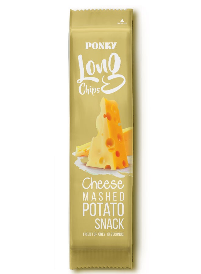 Ponky CHEESE LONG POTATO CHIPS - 75 Gram
