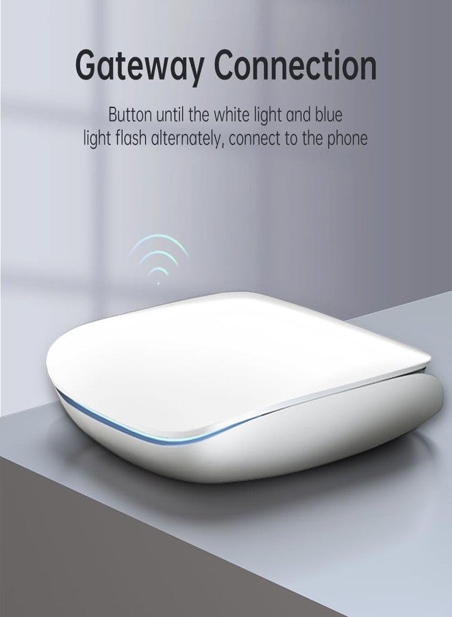 protium ZigBee 3.0 & Bluetooth & Mesh Hub Support Only Tuya Devices, Work with Smart Life App, Intelligent Bridge Wireless Smart Home Gateway, White - Image 2