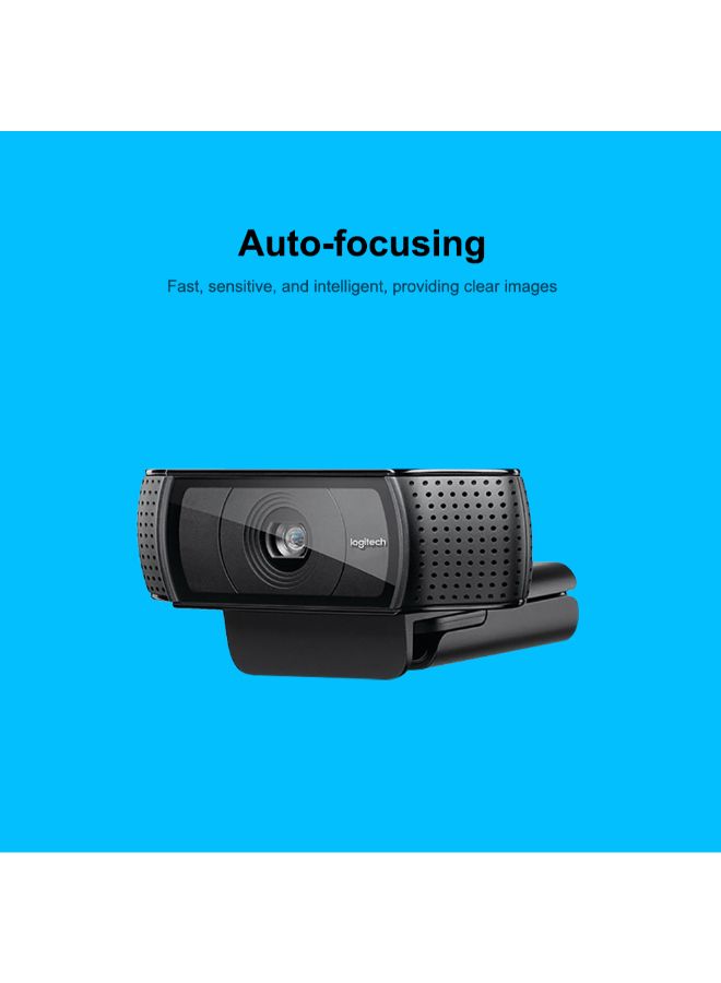 Logitech C920e 1080P HD Video Webcam Black - Image 3