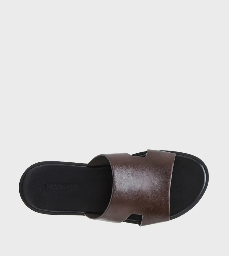 Steve Madden  M-Jylix Solid H-Strap Casual Sandals for Men | Best Price UAE