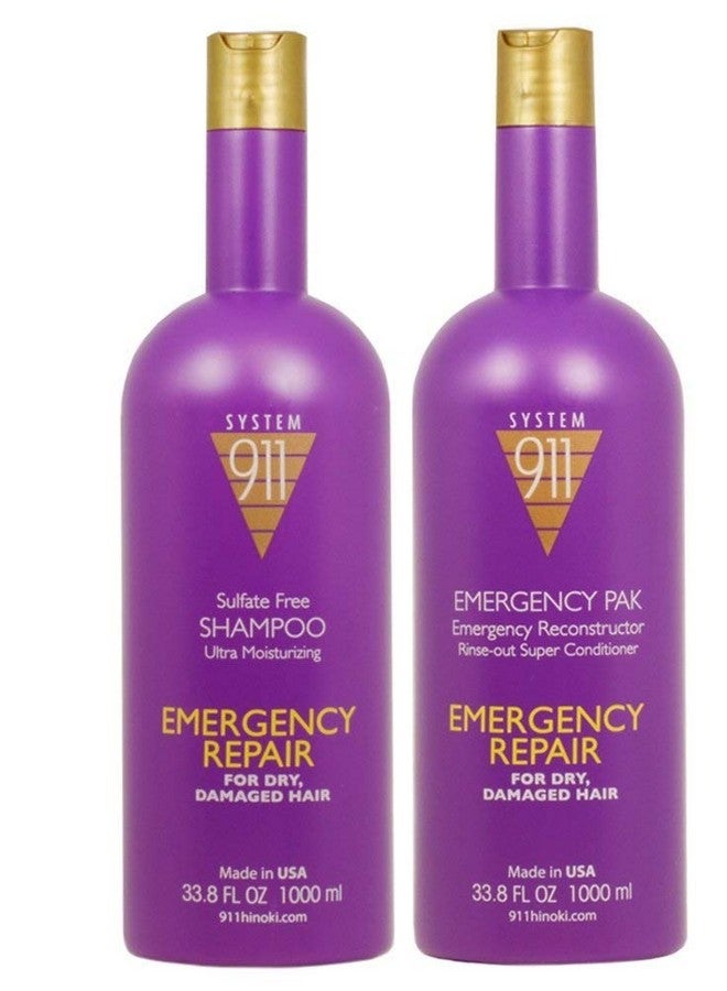Hayashi 911 Shampoo 1000 Ml And 911 Emergency Pack 1000 Ml Combo Package - Image 2