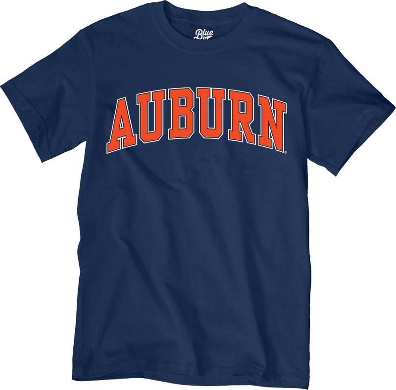 Blue 84 Men's Auburn Tigers Arching Team Color Short Sleeve T Shirt, Auburn Tigers Navy, Large - Image 2