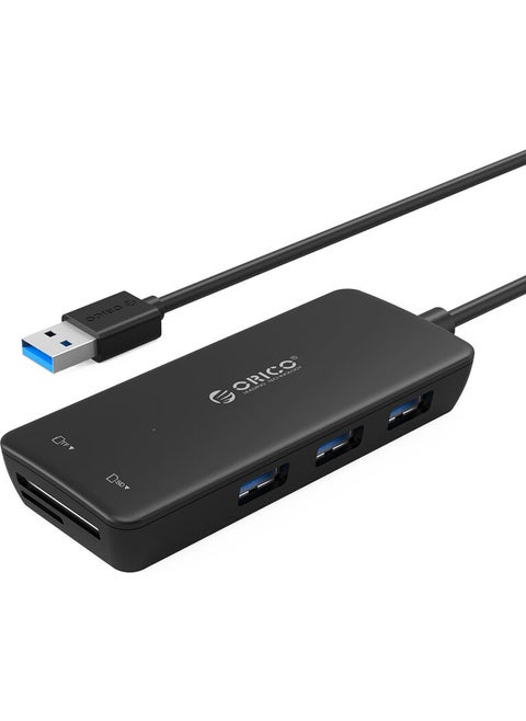 3 Port Usb3.0 Multiplexer with SD and Micro SD Card Reader