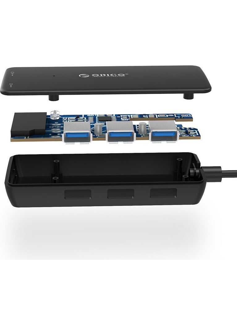 Orico - 3 Port Usb3.0 Multiplexer with SD and Micro SD Card Reader - Image 1